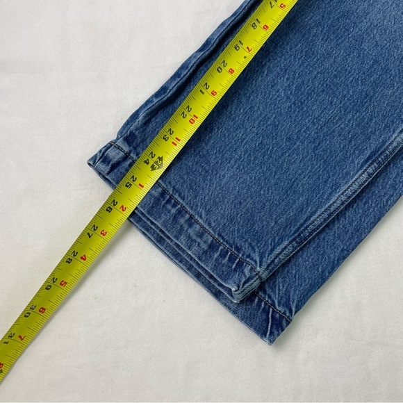 J. Crew Women's Blue Solid Stretch Mid Rise Straight Cropped Jeans Size 29 NWT - Picture 7 of 8
